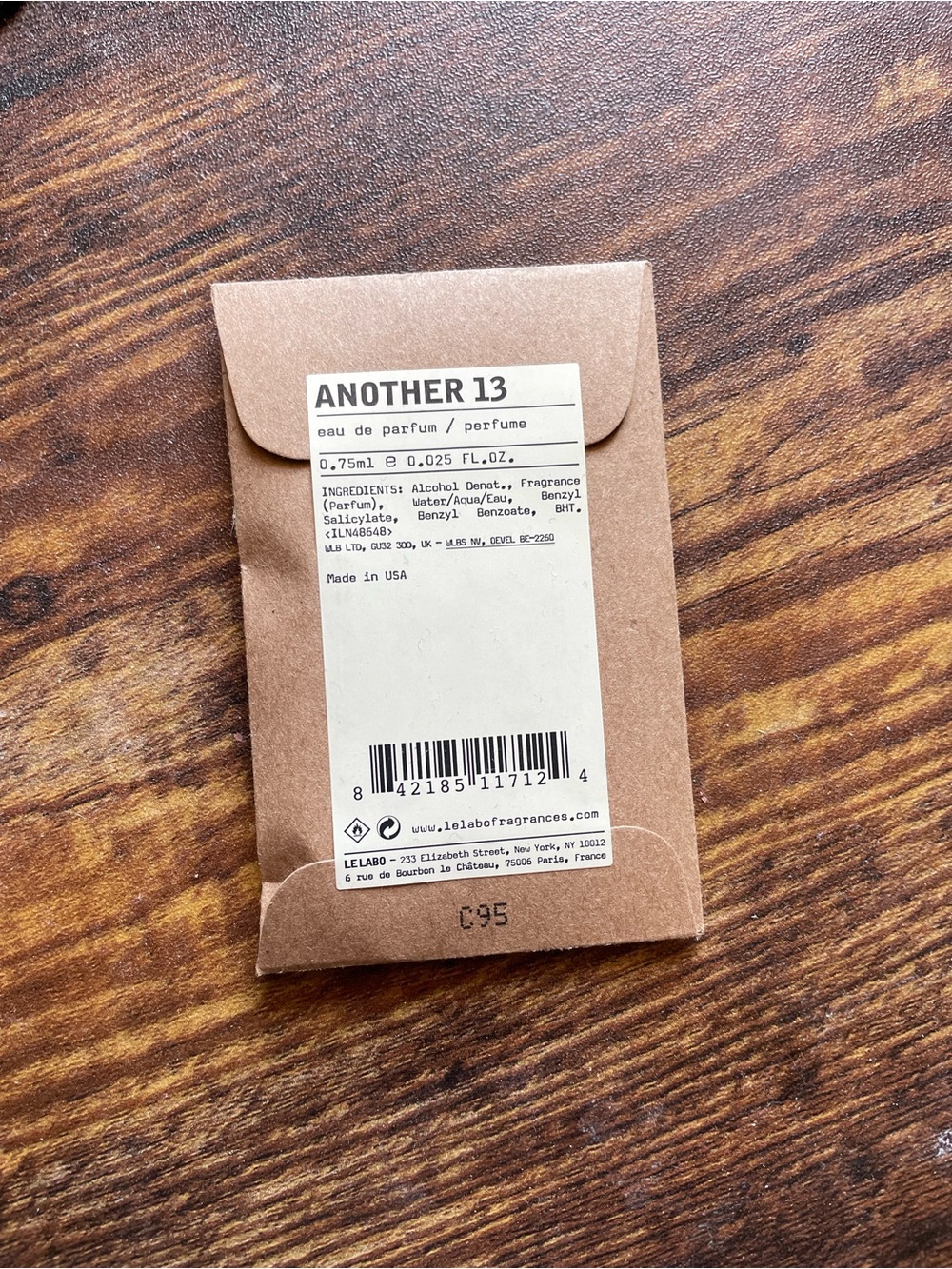 Le Labo Another 13 Sample